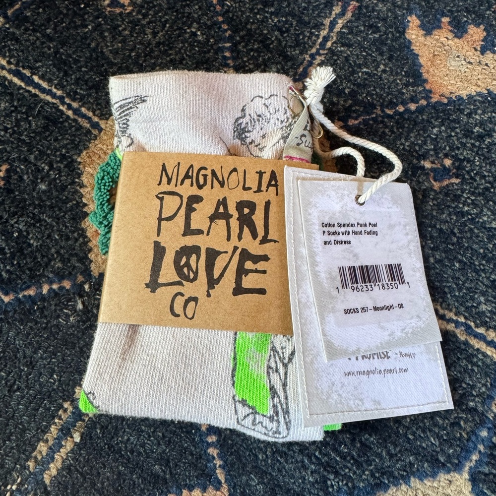 Magnolia Pearl Punk Poet Socks NWT